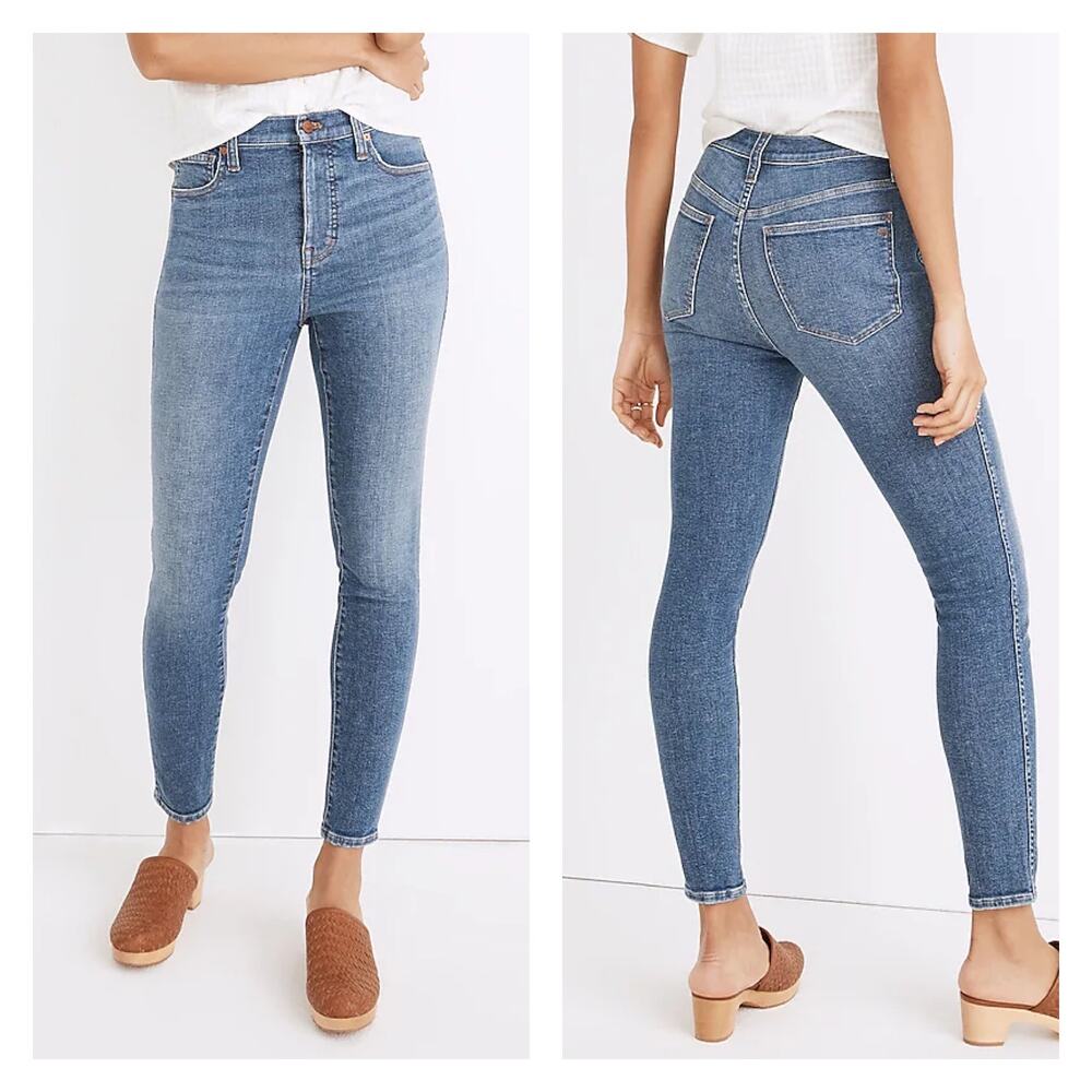 Madewell 10” High Rise Skinny Crop Jean Size 27